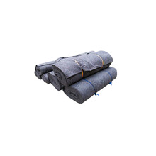 巨成 毛毡 土工布保温棉毡蔬菜大棚保温混凝土保湿养护毯 家具包装毯 灰色300克 2x40米 一捆价 企业定制