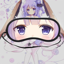 动漫周边眼罩火影忍者佐助宇智波鼬仙人鸣人清凉冰垫眼罩 碧蓝航线独角兽 买一个