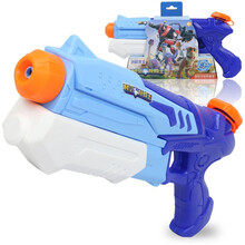 恐龙水枪儿童玩具喷水抽拉式大号容量高压呲滋水枪男女孩户外沙滩对战玩具夏季 30cm抽拉式小号太空水枪（300ML）