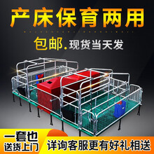 牧赫（MULHE） 母猪产床 猪用单双体产床产保一体 母猪分娩床定位栏 仔猪保育床 畜牧养殖器械 五代2.5复合2.2*3.8产保一体