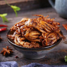 铁板麻辣鱿鱼须500g麻辣八爪鱼零食鱿鱼丝250g仔足香辣即食AA 剁椒250g