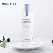 悦诗风吟 Innisfree 蓝莓平衡保湿卸妆水200ml 温和洁肤滋养保湿 深层洁净彩妆不遗留