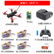 QAVS竞速遥控无人机5寸穿越机套装 四轴飞行器 DIY到手飞定制款 套餐六(到手飞) johnny套机