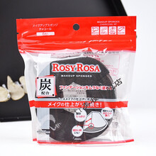 日本ROSY ROSA奶霜美肌空气感棉花糖吐司气垫粉扑干湿两用粉扑 化妆棉6枚/包 新品