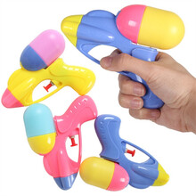 小水枪儿童玩具宝宝喷水枪打水仗迷你沙滩呲水枪幼儿园小礼品 迷你水枪4个装 颜色随机