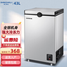 东之开立小冰柜家用小型保鲜冷柜迷你卧式冰箱冷藏冷冻转换柜储奶母乳柜 43升标准款【高性价比，入店必购】