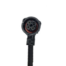 适配解放J6插大灯雾灯插头七孔尾灯油浮子接头线束货车通用型配件 3插/单个