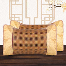 木丁丁 凉席枕套 枕头套夏天凉枕套夏凉枕竹枕套一个宿舍家用冰丝枕套清凉夏日枕套69*46（不含枕芯） 清凉夏日枕套