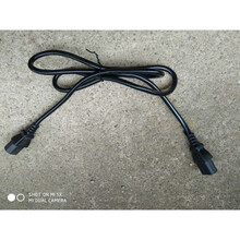 电动割草机电线园林草坪机绿篱机电线打草机电源线配件连接线插扣 直头1.5米链接线