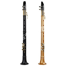 简易小萨克斯 成人儿童初学者萨克斯 F调G调风迷你口袋中音哨片乐器 F调黑色乐器+