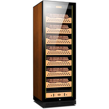 富客FK-188C1智能恒温恒湿雪茄柜红酒柜负离子空气净化雪茄保湿柜 FK-188C2棕色雪松木裸养款