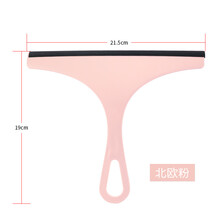 素鸣 卫生间刮水器刮地器扫水刮窗器地板家用玻璃清洁神器擦窗器刮子 普通款擦窗器粉色