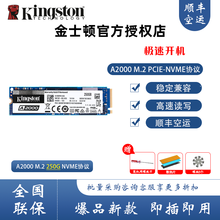 金士顿固态 SSD台式笔记本固态硬盘M.2接口（NVMe协议）含散热片固态硬盘 A2000-250GB