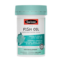 国际	
Swisse斯维诗 儿童脑部健康DHA鱼油胶囊 60粒/瓶 海外进口