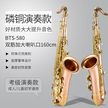 【保价30天】  法国Blanche   萨克斯 初学者 降b调次中音萨克斯管乐器 BTS-580磷铜材质