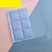 凉垫冰袋凉水加厚垫夏天学生坐垫办公室垫冰2019汽车夏季冰降温垫。 无图案【16*31 长型】