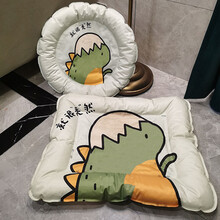 狗狗冰垫睡觉用猫垫子夏天降温睡垫猫咪凉窝夏季狗窝凉席宠物冰窝WJ 【驱蚊通用款】方形蛋壳恐龙S【建议10斤内适用】