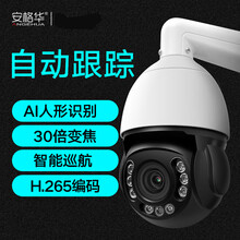 【旗舰新品】安格华4G跟踪球形监控器无线360度连手机远程野外看鱼塘专用户外摄像头 WIFI 特惠版 人形跟踪对讲【黑光级夜视 红外1 64GB  3MP 60mm
