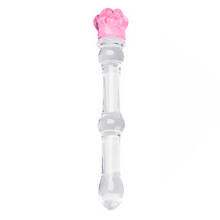 谜姬女用自慰器后庭成人肛塞玻璃拉珠开肛器男用自慰棒新手动小号仙女棒外出大号私处按摩情趣用品房事性玩具 猫爪仙女棒套餐2 收纳+巾+润滑200大瓶