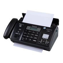 全新松下热敏纸传真机电话复印传真一体机自动接收切纸可第 夜幕黑色(中文) 加强版自动切纸款