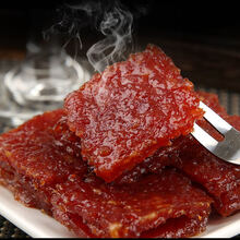 500g蜜汁猪肉脯猪肉片香辣肉干休闲零食网红食品独立小包装100G 精品蜜汁肉脯100g