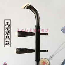黑檀二胡乐器初学者儿童专业演奏入门考级厂家 黑檀精品款+全套配件