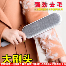 静电除毛刷衣服被单去毛刷粘毛器宠物去毛刷器除毛刷除尘衣物静电黏吸沾易清洁粘毛 北欧红单手柄 【不带收纳盒】