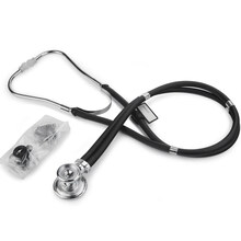 璟优克听诊器双管心肺呼吸科多功能听筒家用孕妇宝宝听胎心jy 02A-黑色