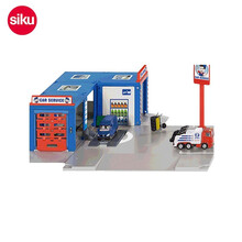 siku world儿童玩具车辆维修店仿真合金汽车场景模型男孩礼物盒 车辆维修店5507