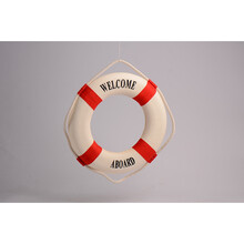 迪士尼旗舰同款成人儿童实心泡沫救生圈 地中海泡沫救生圈外景挂件装饰泡沫圈救 中号地中海红白泡沫圈