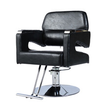 2021新款理发椅子可放倒 网红理发店简约现代剪发椅发廊专用可放倒烫染椅剪发美发店凳子 黑色不放倒 官方标配