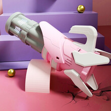 加特林泡泡机儿童手持电自动防漏玩具枪抖音同款户外男女孩戏水玩具送小朋友生节日礼物 加特林+一瓶泡泡水+10泡泡液体（少女粉）