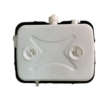 三轮摩托车水桶通用型三轮车副水箱水冷循环储水箱水桶散热水箱 卧式水桶带罩