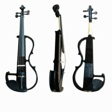 嘉宴黑色电子小提琴 初学者演奏电声小提琴乐器 1/2黑色
