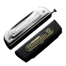 HOHNER德国和来255半音阶口琴12孔G调高级成人演奏儿童学生初学通用