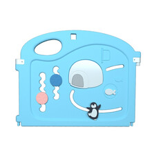 曼龙宝宝游戏围栏婴儿爬行垫学步防护栏儿童安全栅栏室内玩具新品 企鹅围栏单片游戏栏