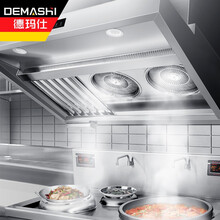 德玛仕（DEMASHI）商用油烟净化器一体机油烟机校企食堂厨房排烟机 1500*1200*950mm大吸力低空排放 YT-J1500
