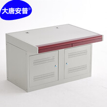 大唐安普 监控操作台双联三联 木扶手控制台 机房指挥中心调度监控平台 含增票可定制 DTT-812【双联木扶手】