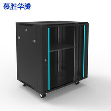慕胜华腾 G1.6612 12U机柜 网络服务器机柜 加厚 壁挂落地监控弱电交换机柜 四门可打开加厚型小型机柜