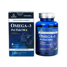 【顺丰速运】绝魅狗狗挪威深海鱼油宠物亮毛护肤泰迪金毛护关节 猫用60粒