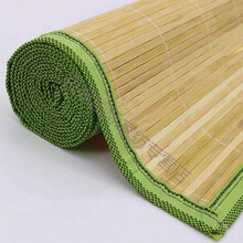 学生凉席0.85m宿舍0.75m单人床1米工厂1.2m夏季1.5m竹席0.6m童席 生态中青款 1.5m宽*1.8m长中青款