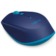 罗技（Logitech）M337无线蓝牙鼠标 家用商务办公鼠标 笔记本台式电脑一体机鼠标 蓝色