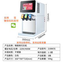 商用可乐饮料机自助小型果汁汽水冷饮机摆摊奶茶汉堡店设备初瑾 2183S物联网可乐机