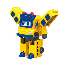 猪猪侠GG·BOND 百变校巴歌德消防车儿童变形汽车变脸机甲战士机器人情景玩具 六一儿童节礼物 变脸变形系列-【车长歌德】YS9001A