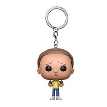 Funko POP!瑞克和与莫蒂Rick and Morty影视动漫周边摆件玩具礼品礼物 莫蒂钥匙扣 funko