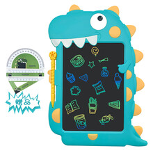 桌别邻 儿童画板可爱卡通龙手写板 彩屏液晶涂鸦板送孩子节日礼物 小恐龙-蓝色 彩色屏