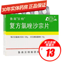 鲁南贝特 复方氯唑沙宗片 24片/盒 RX 用于各种急性骨骼肌损伤