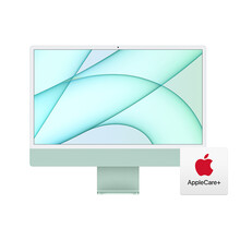 Apple iMac 24英寸 4.5K屏 新款八核M1芯片8G 256G SSD 一体式电脑主机 绿色 【官方AppleCare+版】