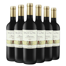 超市	【京超配送】法国波尔多原瓶进口红酒AOC级巴龙 干红葡萄酒750ml*6支整箱装 整箱