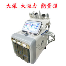 二代八头氢氧小气泡美容院射频提升清洁补水ems无针水光导入仪器 一代氢氧六头小气泡-大泵